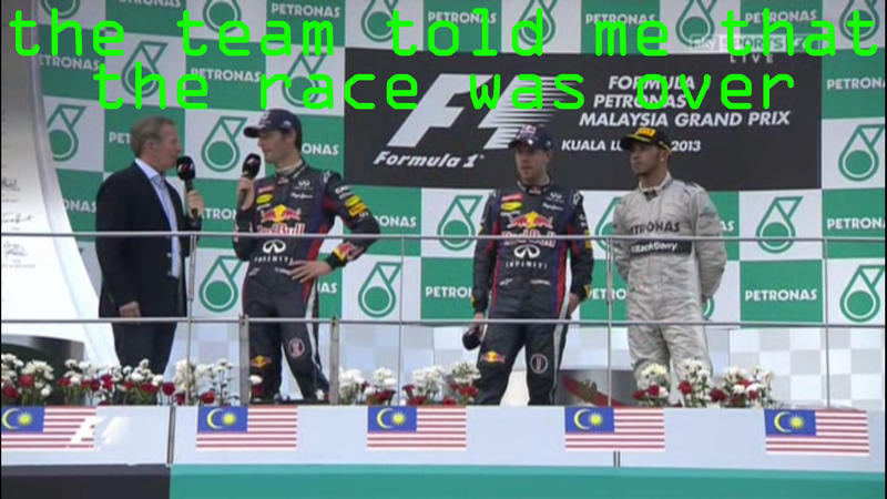Illustration for article titled An In-Depth Analysis Of F1's Most Awkward/Amazing Podium